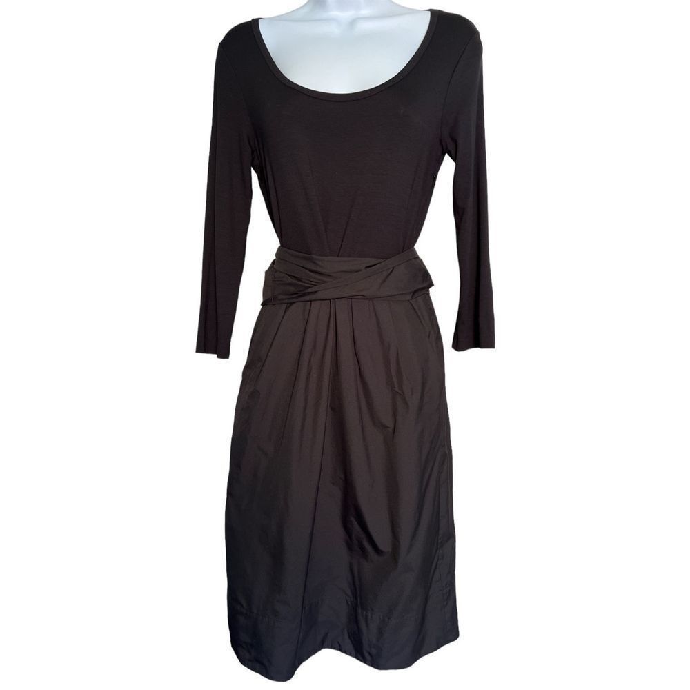 DKNY Black Midi Dress